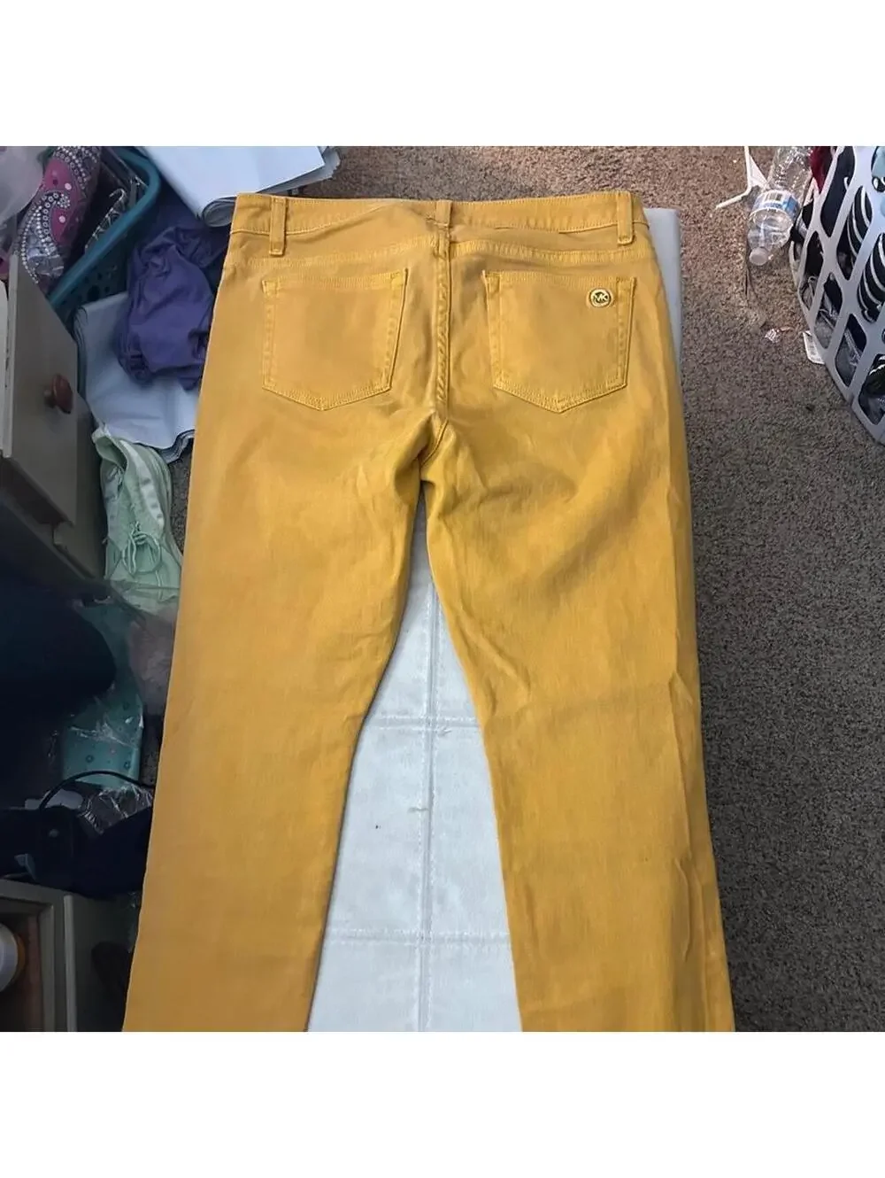 Micheal Kors Yellow low rise jeans size 8 #lowrise #denim #luxury #designer#fall